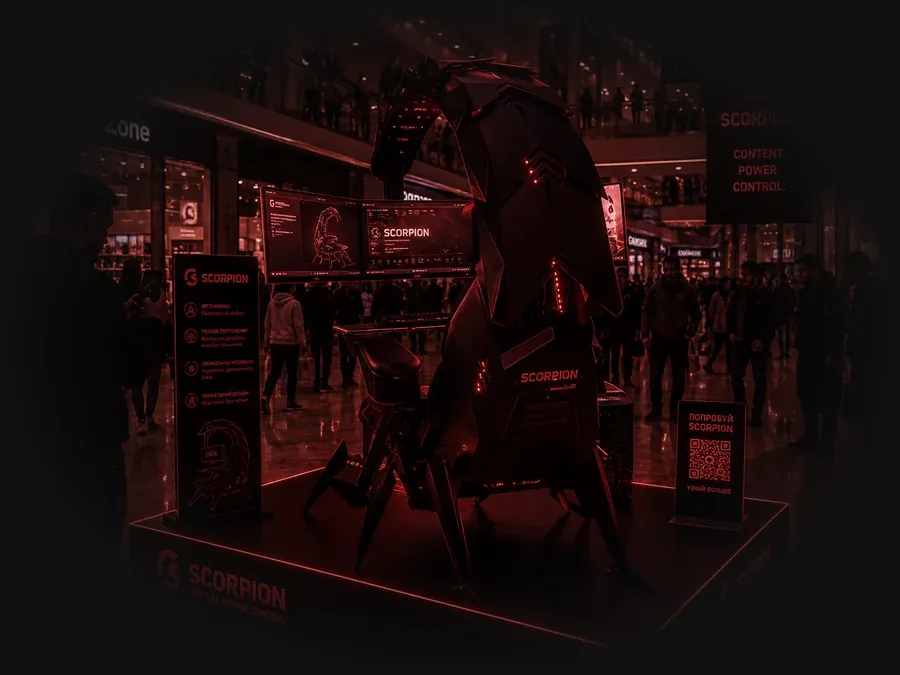 Scorpion в торговом центре